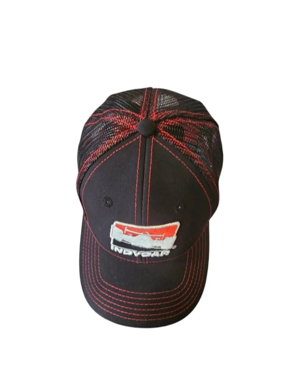 Youth INDYCAR Series Hat Kids Cap IRL Indy 500 Patch Black Mesh